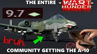 The entire war thunder community when the A-10 was announced. (+ dev server bullcrap)