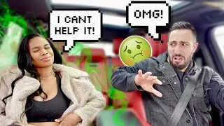 ACTING LIKE I HAVE EXTREMELY BAD GAS WHILE DRIVING!