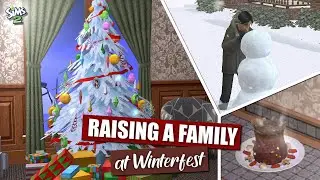 Raising a Family at Winterfest | The Sims 2 | No Commentary