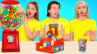 बिग, मध्यम और छोटी प्लेट चुनौती | मजेदार भोजन की स्थिति TeenDO Challenge
