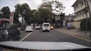 Where's he going? This is a one way street!