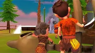 Scary Teacher 3D Stone Age 1&2 Levels  Android game Adventure funny prank scary teacher#games#scary