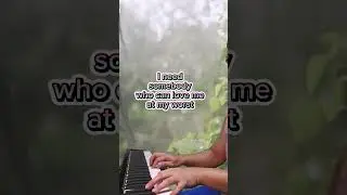 At My Worst | Piano Cover with lyrics