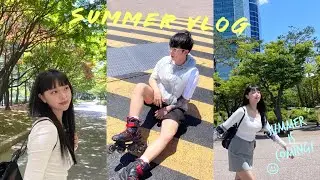 세상 스윗한 남자친구와 청량 그 잡채 여름 vlog💛ㅣWhat's in my carrier🧳ㅣ도심 속 호캉스 제대로 즐기기