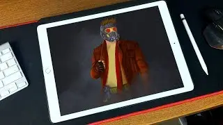 My Review of PROCREATE and the NEW IPAD PRO! (StarLord Speedpainting)