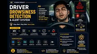 Driver Drowsiness Detection & Alert System | OpenCV + MediaPipe + Arduino UNO | AI Safety Project