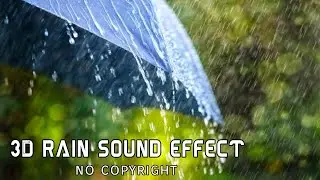 rain sound effect with thunderstrome [ no copyright ]