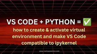 Python Virtual Environment in VS Code: Complete Setup for .ipynb Files (Step-by-Step)