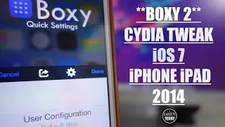 Boxy 2 Top Cydia Tweaks iOS 7 | Best Cydia Tweaks iPhone March 2014 Jaiilbreak