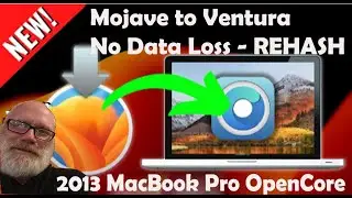 mac book pro 2013 upgrade with a 2tb drive opencore and Ventura running an Apollo twin