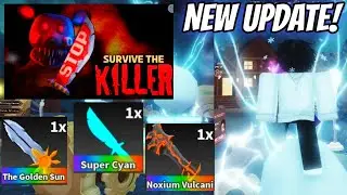 NEW CRAFTING UPDATE // +New Knifes! | Survive the killer