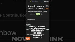 My favorite VS Code Extension - Rainbow Indents 