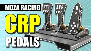 MOZA RACING CRP LOADCELL PEDAL SET UNBOXING SETUP