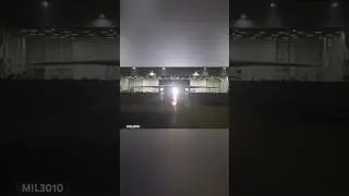 USAF. B-2 Spirit Bomber Leaves Hangar.