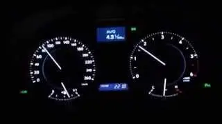 Fuel consumption comparison - Lexus IS220d