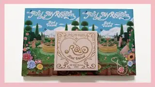 a super late unboxing of red velvet's feel my rhythm