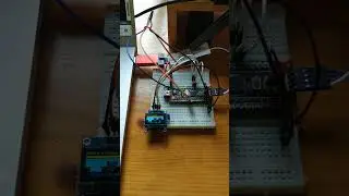 stm32 black pill connected to st link v2, running graphics example on 0.96 inch oled