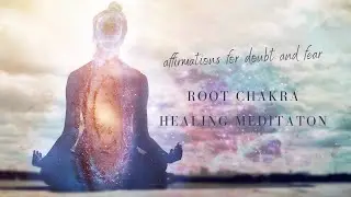 Root Charka Healing Meditation | Affirmations for doubt, worry and fear