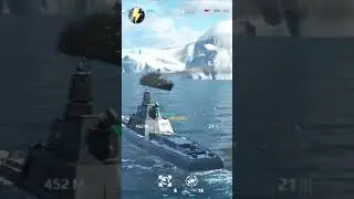 USS Massachusetts is over powered, Modern Warships #shorts #modernwarships
