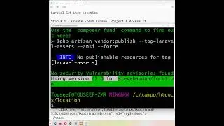 Laravel 10 - How to get User Location 
