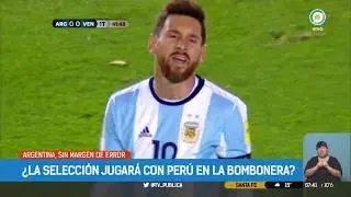 ¿Argentina vs. Perú en la Bombonera? | 