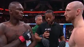UFC RESULTS (Israel Adesanya vs Joe Pyfer)