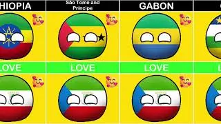 🇬🇶 Countries That Love or Hate Equatorial Guinea | Countryballs Animation 🌍