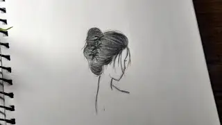 How to draw side face of girl|| Pencil Shading Drawing Of A Girl|| Easy Drawing for beginners.