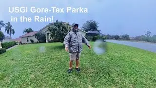 Rain test - USGI ECWCS Gen II Level 6 Gore-Tex Parka