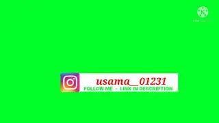 Instagram Animated Button  Instagram Green Screen Animation