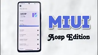 I tried MIUI AOSP edition - MiOSP