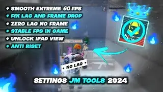Setting JM TOOLS 👑 for Stable Perfomance🔥 + IPad View‼️| Settings JM TOOLS 2024