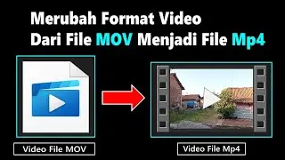 Convert MOV video format to MP4 video, very easy, so it supports all media players