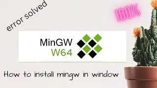 Solve error during installation of mingW compiler
