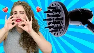 HOW TO DRY CURLY/WAVY HAIR WITH A DIFFUSER - AND NOT LOOK LIKE A BUSH