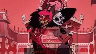 He likes a girl and I'm not a girl.. | Hazbin hotel edit | One sided radiostatic