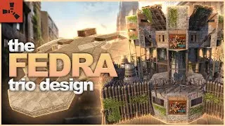 The Fedra -  Cozy *META* Base - Cheap Trio Build - RUST Base Designs 2023