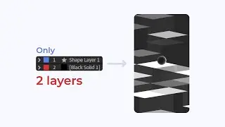 After Effects Trick: Build a Rotating 3D City with ONLY 2 Layers!