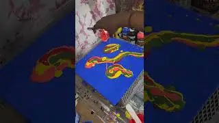 Sea Like Blue 🌊| Fluid Art| Acrylic Painting|Dish Soap For Cells | Fluid Art Hacks