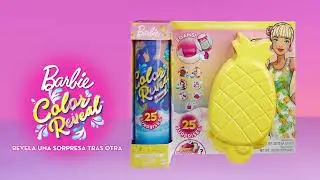 Barbie Color Reveal ¡diversión con espuma!