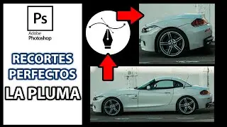 ✒️Como QUITAR el fondo a una foto con Photoshop [ Con la Herramienta PLUMA ]