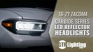 Carbide LED Reflector Headlight Available for the 2016 - 2021 Toyota Tacoma by GTR Lighting