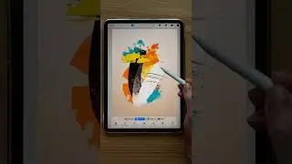 Another quick #abstractart  in #procreate 🤩 #digitalart #procreatetutorial