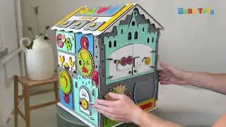 Обзор Бизидомика серый Kubo Toys. Что подарить ребёнку 1 2 года?