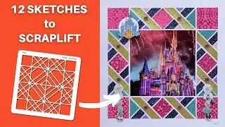 Flip Through 12 Creative Sketch Ideas Using Plaid Template