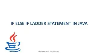 if else ladder in java example || if else if ladder statement in java || else if ladder in java