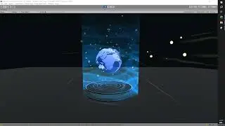 Sci-Fi Hologram Earth