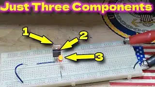 A Simple Three-Component Low Voltage DC Touch Switch