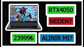 PİYASAYI ŞAŞKINA ÇEVİREN LAPTOP ACER Nitro V 15 ANV15-51-54UY NH.QNBEY.001 ALINIR MI ? (4050 60W)