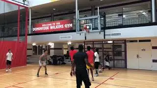 Create space! Watch the footwork